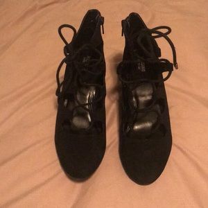Mossimo Black Lace up Heels